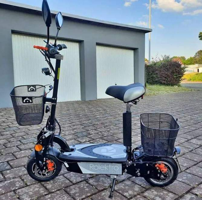 Rolektro, E-Joy electric scooter 20 lithium, black, 36V-20AH battery, 500 watts