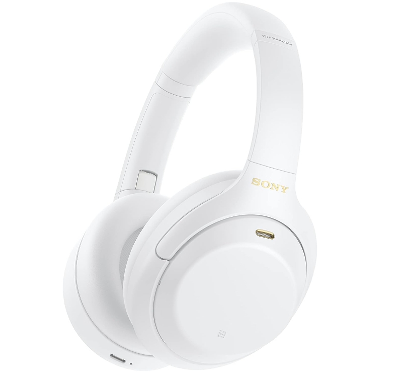Sony WH-1000XM4 Noise Cancelling Wireless Headphones - 30 hours battery life - Over Ear style - Optimised for Alexa and the Google Assistant - with built-in mic for phone calls