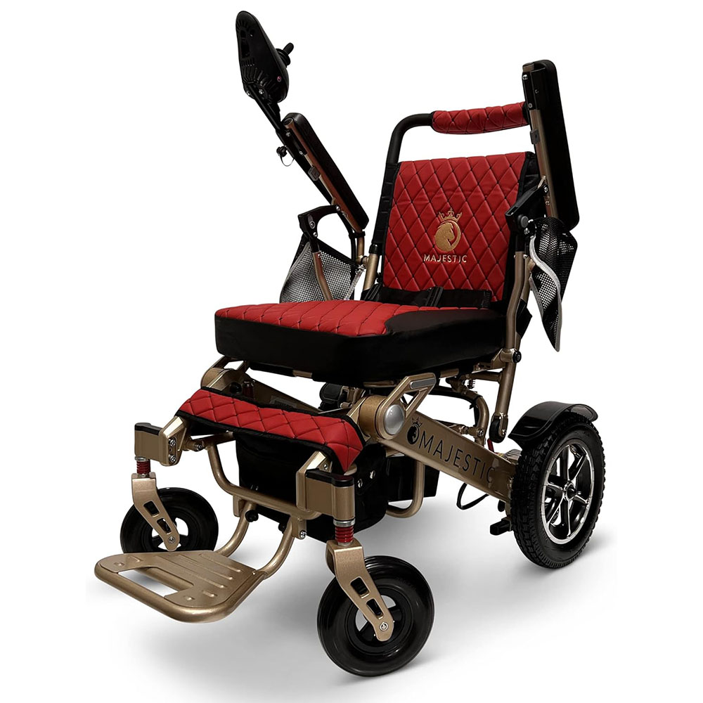 Majestic IQ-7000,Lightweight foldable electric wheelchair for the elderly, durable and ultra-light wheelchair
