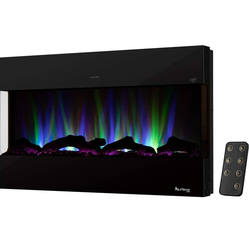 Hampshire Wall Mounted LED Electric Fireplace