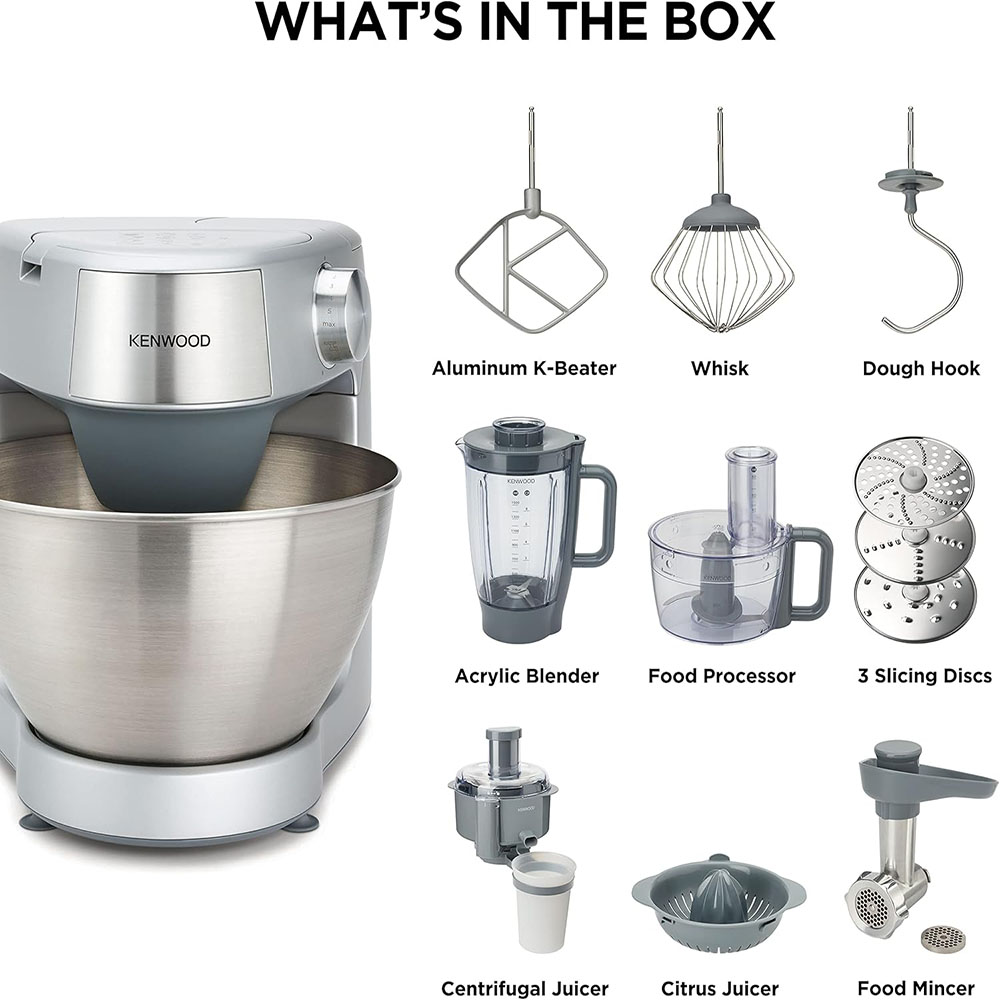 Kenwood Prospero KHC29.N0SI 6-in1 compact Stand Mixer Kitchen machine
