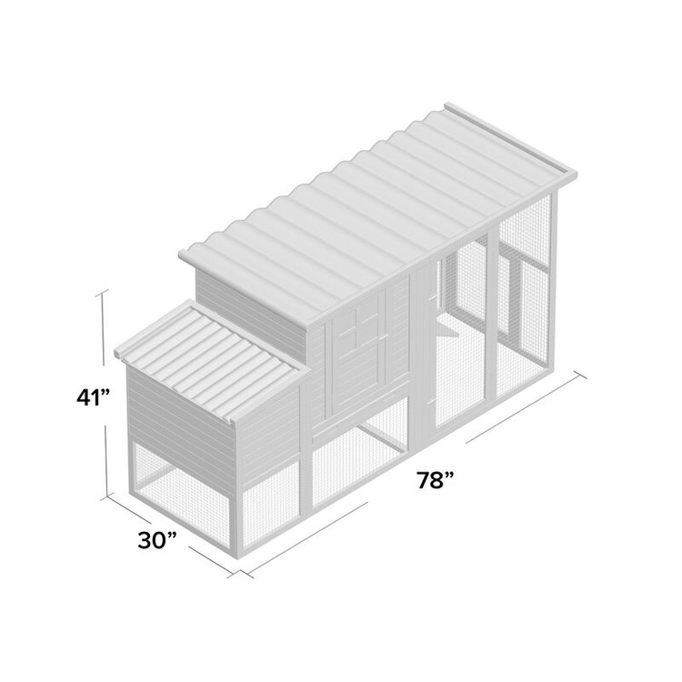 【Clearance Sale】Duchess Chicken Coop with Nesting Box