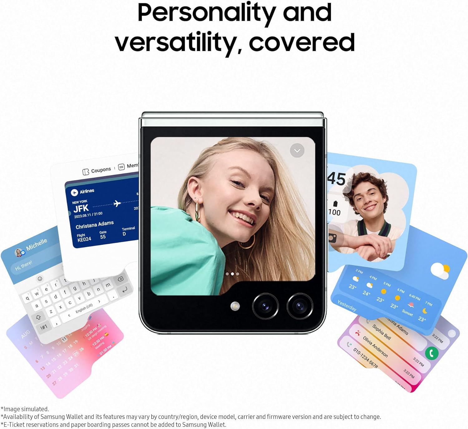 Samsung Galaxy Z Flip5, Unlocked Android Smartphone, 256GB Storage, Cream, 3 Year Manufacturer Extended Warranty (UK Version)