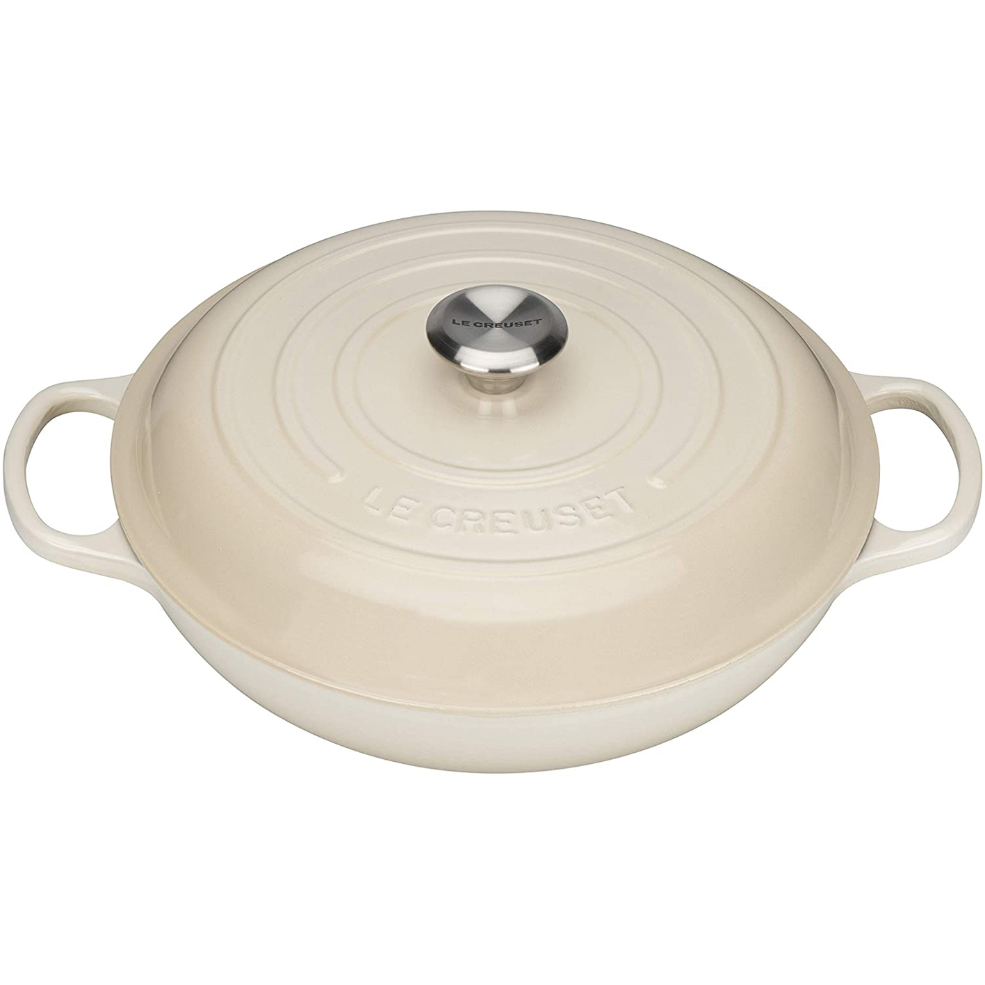 Le Creuset Shallow Casserole/Braiser With Lid, 26 cm, 2 Litres