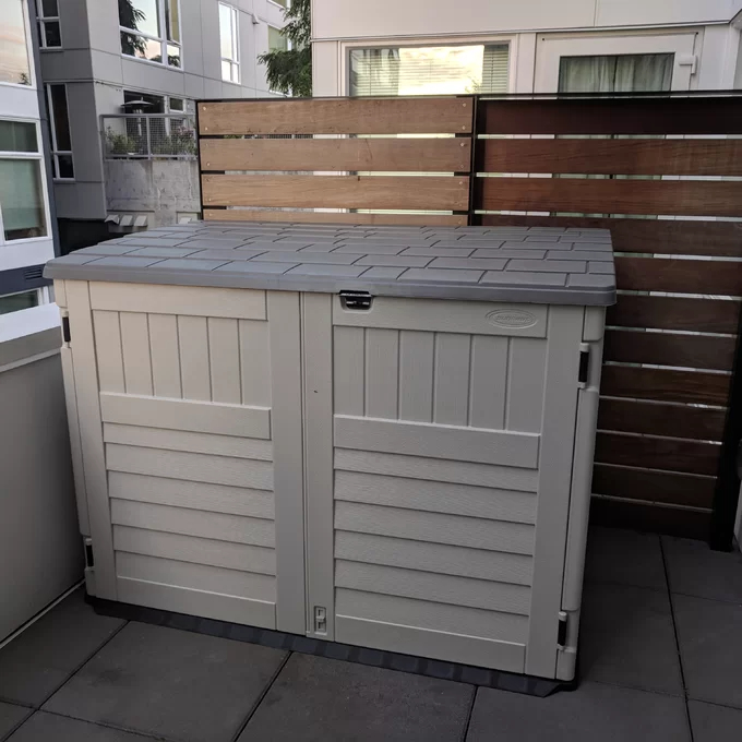 【Storage Shed】Resin Outdoor 2-Container 5'10