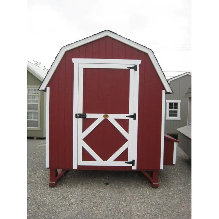 58.6 Square Feet Walk In Chicken Coop with Nesting Box