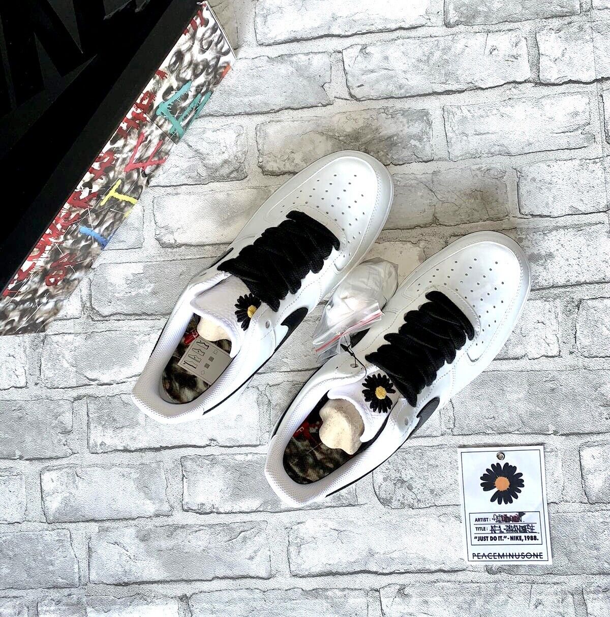 Nike Air Force 1 G Dragon Peaceminusone Paranoise - White/Black