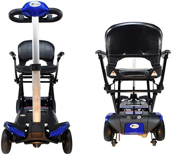 SOLAX 4-Wheel Remote Control Folding Mobility Scooter-2022